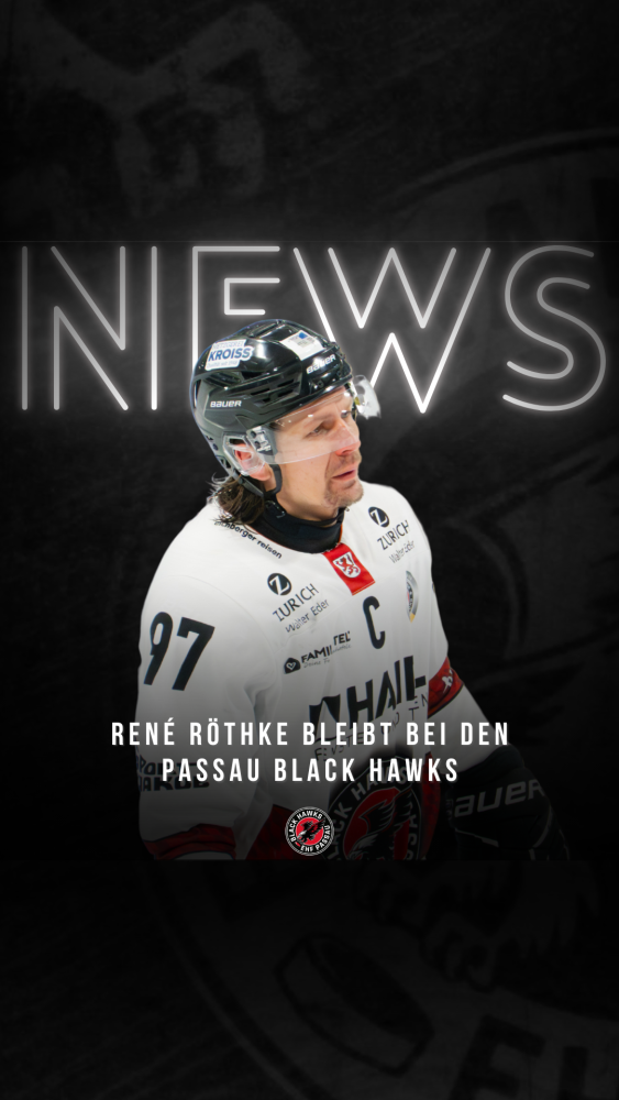René Röthke stürmt weiter für die Passau Black Hawks